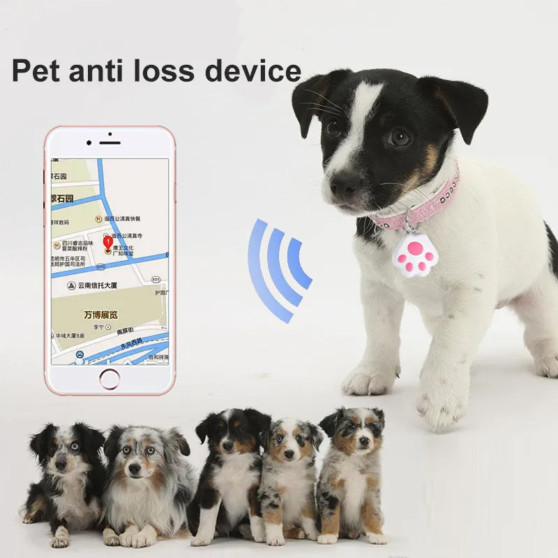 1PC Smart High Quality GPS Tracker Mini Bluetooth Anti-Lost Device Locator Tracer For Pet Dog Cat Dog GPS Tracker Accessories